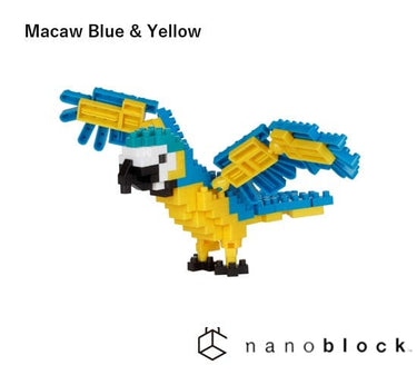 Techzone Geelong nanoblock Blue and Yellow Macaw nanoblock